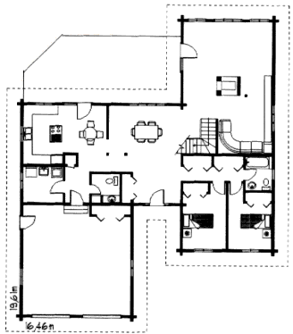 Grundrissplan Erdgeschoss
