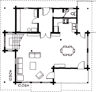 Grundrissplan Erdgeschoss