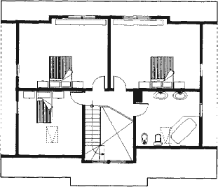 Grundrissplan Obergeschoss