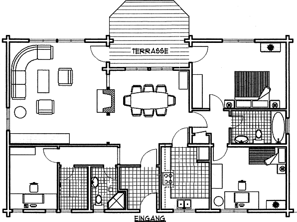 Grundrissplan Erdgeschoss