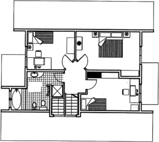 Grundrissplan Dachgeschoss