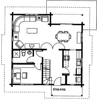Grundrissplan Erdgeschoss