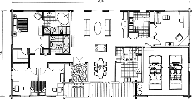 Grundrissplan Erdgeschoss