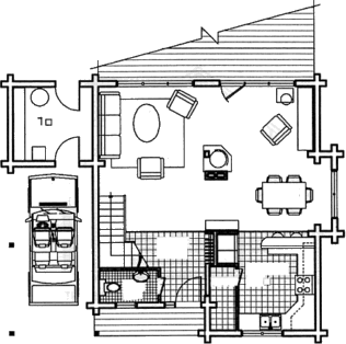 Grundrissplan Erdgeschoss