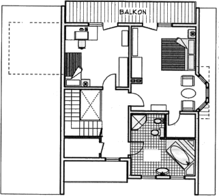 Grundrissplan Dachgeschoss