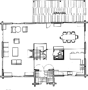 Grundrissplan Erdgeschoss