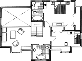 Grundrissplan Dachgeschoss