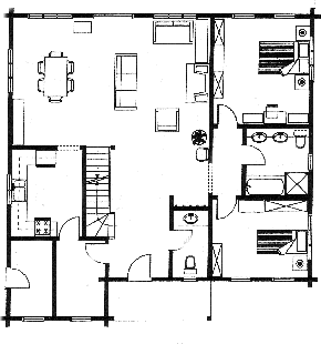 Grundrissplan Erdgeschoss
