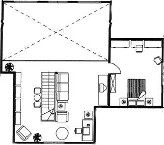 Grundrissplan Dachgeschoss