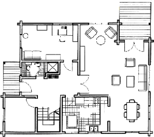 Grundrissplan Erdgeschoss