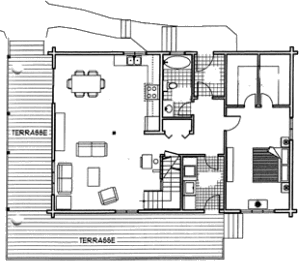 Grundrissplan Erdgeschoss