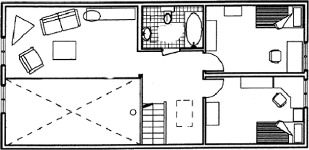 Grundrissplan Dachgeschoss