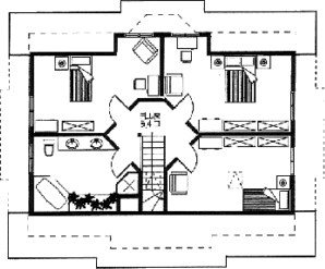 Grundrissplan Dachgeschoss