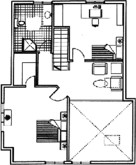 Grundrissplan Dachgeschoss