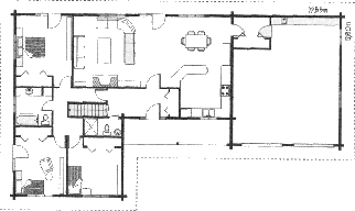 Grundrissplan Erdgeschoss