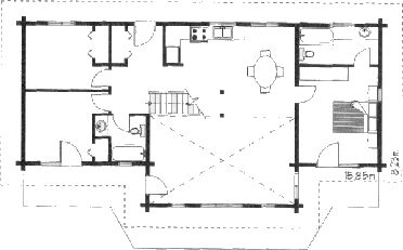 Grundrissplan Erdgeschoss