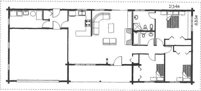 Grundrissplan Erdgeschoss