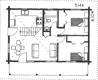 Grundrissplan Erdgeschoss