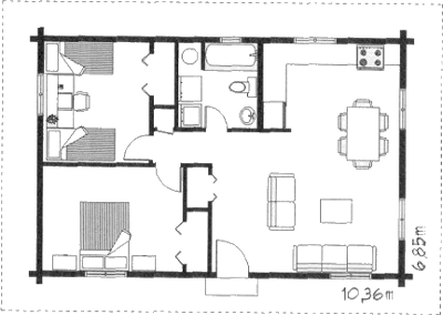 Grundrissplan Erdgeschoss