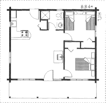 Grundrissplan Erdgeschoss
