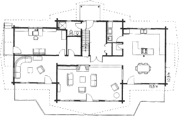 Grundrissplan Erdgeschoss