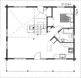 Grundrissplan Erdgeschoss