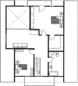 Grundrissplan Dachgeschoss