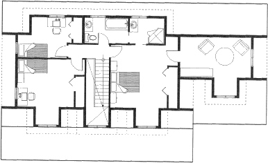 Grundrissplan Dachgeschoss