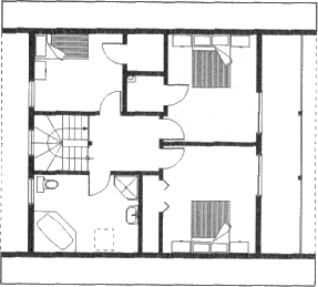 Grundrissplan Dachgeschoss