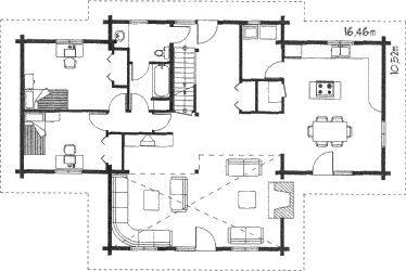 Grundrissplan Erdgeschoss