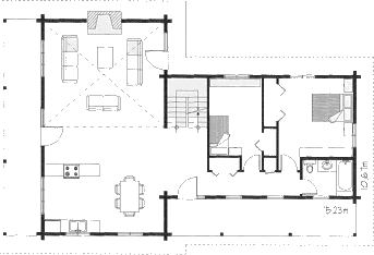 Grundrissplan Erdgeschoss