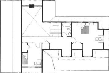 Grundrissplan Dachgeschoss