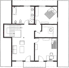 Grundrissplan Dachgeschoss