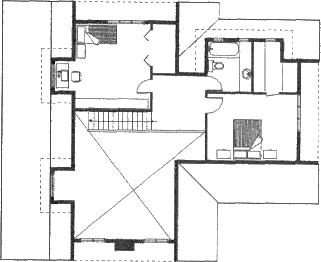 Grundrissplan Dachgeschoss