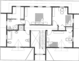 Grundrissplan Dachgeschoss