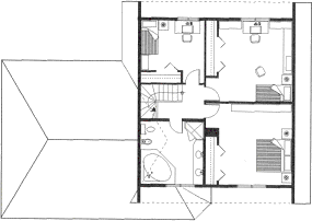 Grundrissplan Dachgeschoss