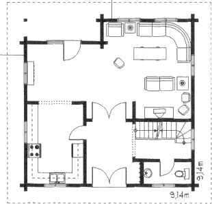 Grundrissplan Erdgeschoss