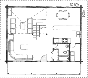 Grundrissplan Erdgeschoss