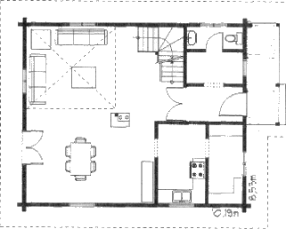 Grundrissplan Erdgeschoss
